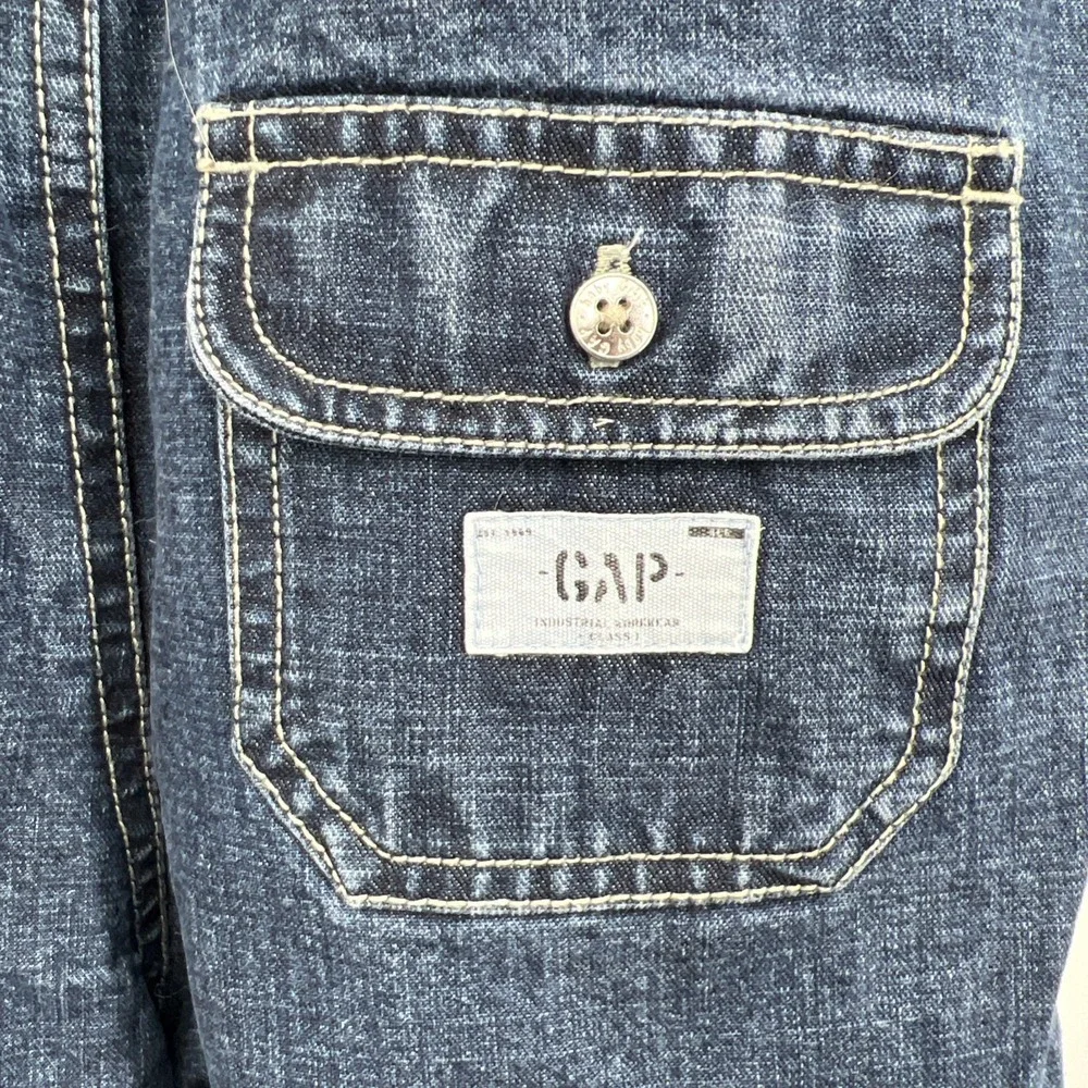 Gap Overalls Denim  Girls Toddler Size 3 Years Cargo Pocket‎ EUC